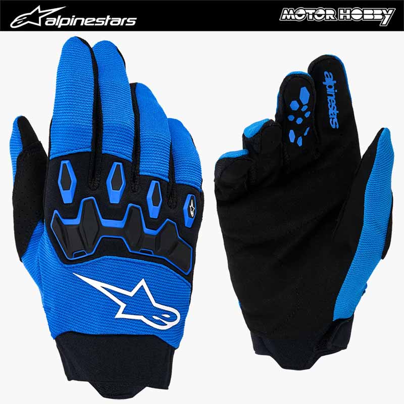 GUANTI CROSS ENDURO ALPINESTARS FULL BORE V2 GLOVES BLUE BLACK