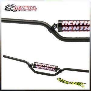 MANUBRIO CROSS ENDURO RENTHAL HANDLEBAR 7/8″ D 22.2 mm PIEGA 823 KTM 65 SX 12-13 NERO