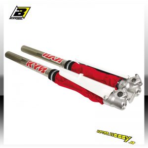 PROTEZIONE FORCELLA BLACKBIRD FORK SEAL PROTECTOR LUNGO DIAMETRO 45/50 MM ROSSO