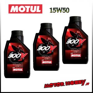 OLIO MOTORE MOTO MOTUL 300V 4T 15W50 100% SINTETICO ESTER FACTORY LINE