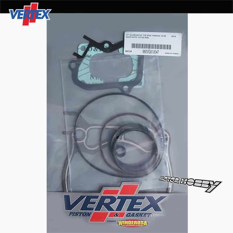 SERIE GUARNIZIONI SMERIGLIO VERTEX YAMAHA YZ 125 2022-2024 FANTIC XX 125 2022-2024