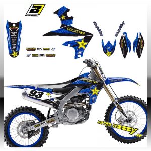 KIT GRAFICHE BLACKBIRD YAMAHA YZF 250 2019-2022 YZF 450 2018-2022 ROCKSTAR ENERGY
