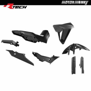KIT PLASTICHE RTECH HONDA TRANSALP 750 REVOLUTION 2023-2025 NERO