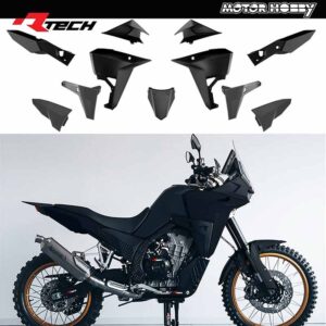 KIT PLASTICHE KOVE 800 REVOLUTION PER MODELLI X-PRO E RALLY 2024/2026 NERO