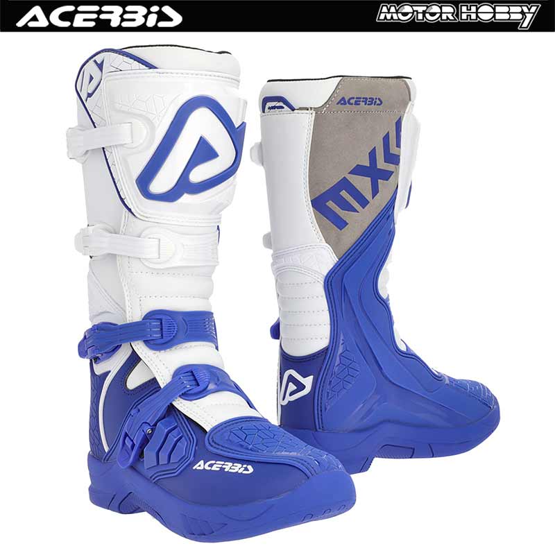 STIVALI ACERBIS CROSS ENDURO ATV X-TEAM BIANCO BLU