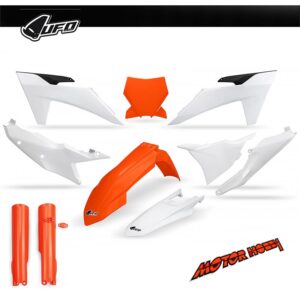 KIT PLASTICHE FULL KIT UFO PLAST KTM SX SX-F 125-250-350-450 2023-2024 OEM COLORE ORIGINALE