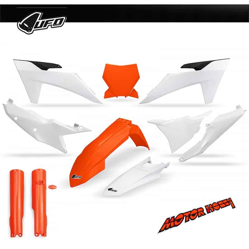 KIT PLASTICHE FULL KIT UFO PLAST KTM SX SX-F 125-250-350-450 2023-2024 OEM COLORE ORIGINALE
