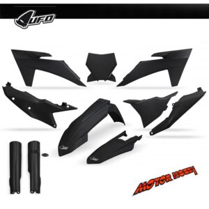 FULL KIT FULL KIT PLASTICHE UFO PLAST KTM SX SX-F 125-250-350-450 2023-2024 NERO