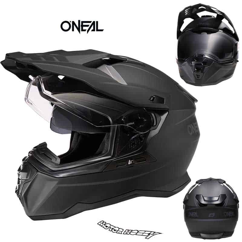 CASCO ONEAL STRADA INTEGRALE O’NEAL D-SRS HELMET SOLID V.22 BLACK