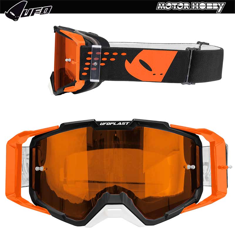 Maschera Cross Enduro Ufo Core Lente a Specchio Colore KF