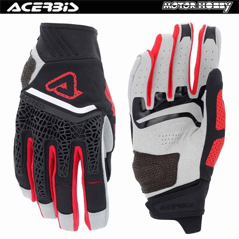 GUANTI ACERBIS ENDURO PRO CE TOUCH SCREEN NERO ROSSO