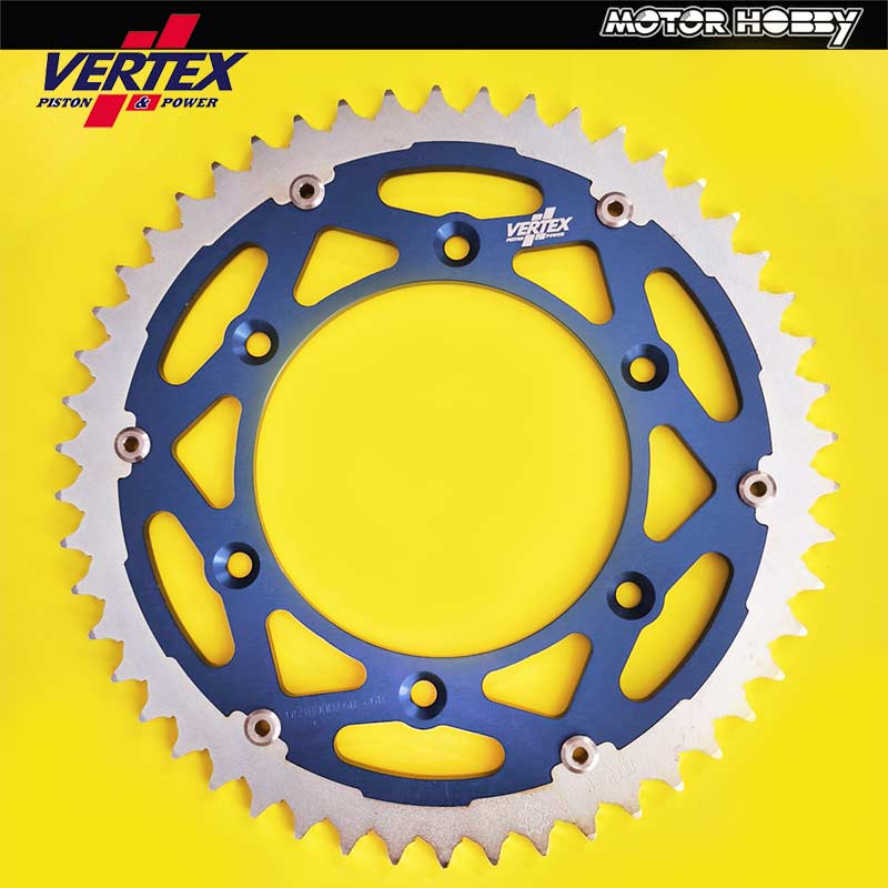 CORONA TRASMISSIONE VERTEX DUO ACCIAIO ALLUMINIO 7075 T6 KTM – HUSQVARNA BLU