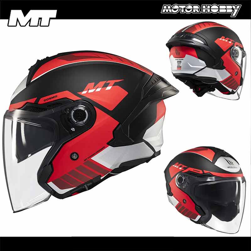 CASCO JET MOTO SCOOTER MT COSMO B5 MATT ECE 22.06