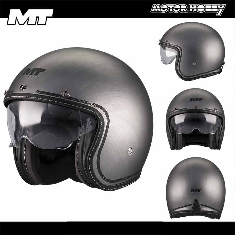 CASCO JET MT LE MANS 2SV S BRUSHED GRIGIO OPACO MODELLO 2026