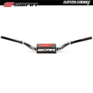 MANUBRIO CROSS ENDURO SCAR O2 DA 28,6 MM PIEGA VILLOPOTO STEWART NERO