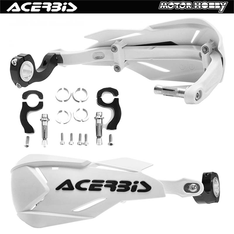 PARAMANI ACERBIS X FACTORY BARRA IN ACCIAIO (KIT D.22mm D.28.6mm) BIANCO BIANCO