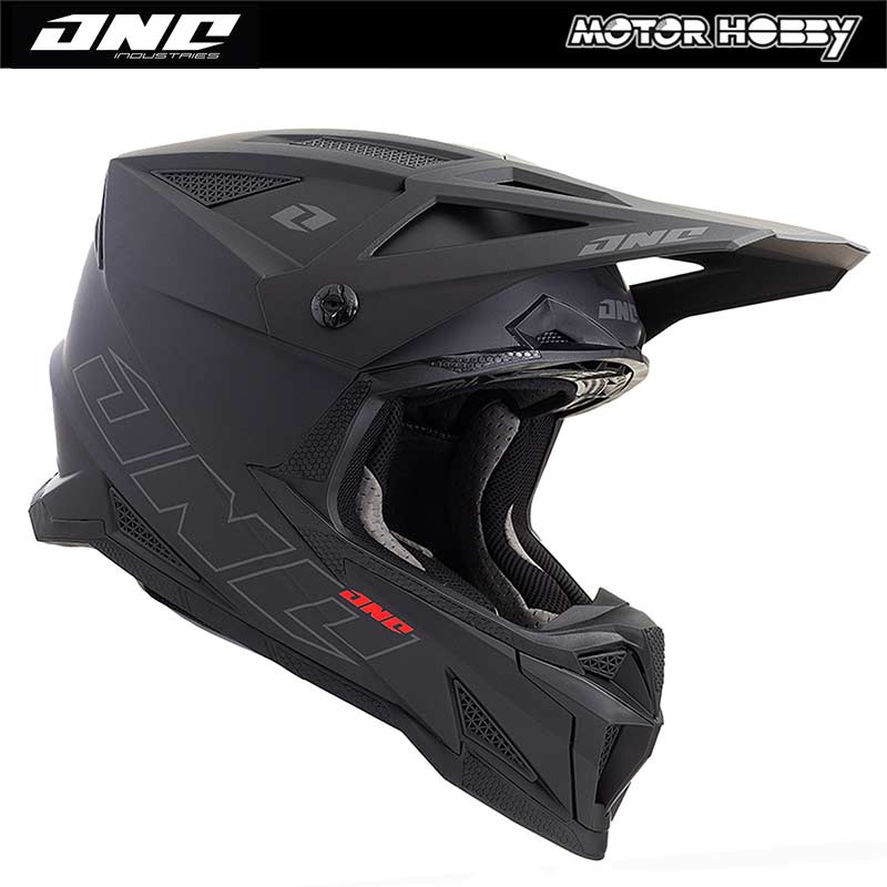 CASCO CROSS ENDURO IN FIBRA ONE INDUSTRIES HORIZON BLACK GRAY ECE 22.06