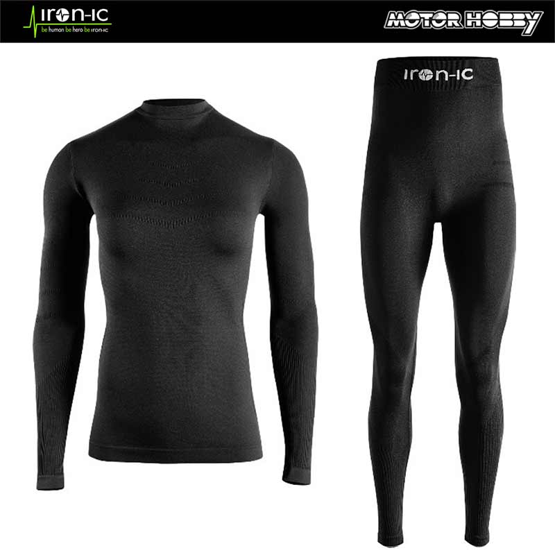 KIT COMPLETO TERMICO DONNA IRON-IC BASELAYER – MAGLIA + LEGGINS INTIMO TECNICO
